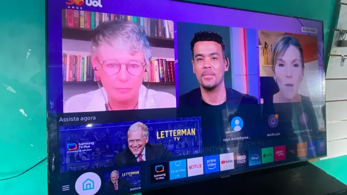 TV SMART SAMSUNG 60 POLEGADAS 4K COM LISTRA FIO DE CABELO