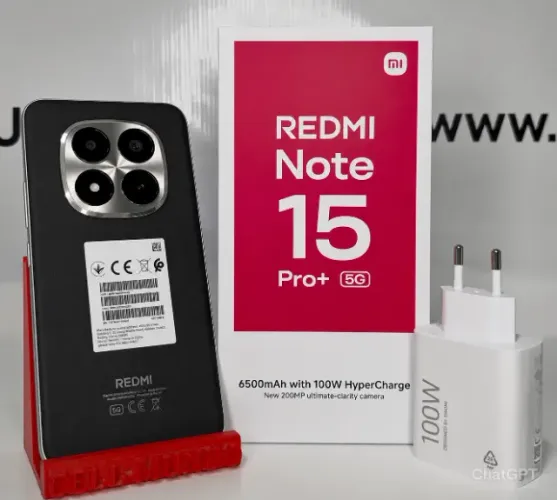 XIOMI REDMI NOTE 15 PRO PLUS 5G 256GB/8GB RAM - CELULAR NOVO COM GARANTIA