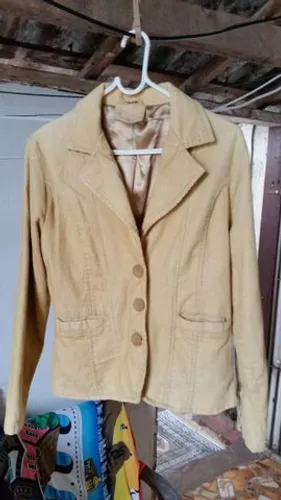 Blazer Veludo Amarelo