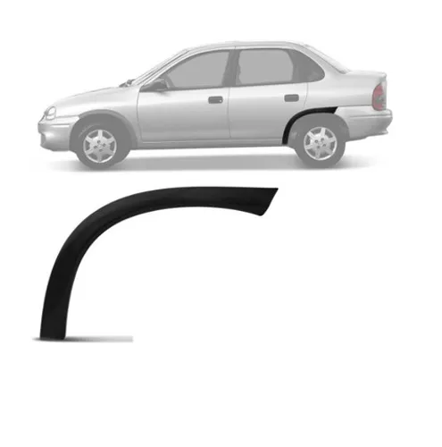 Moldura Paralama acabamento alargador Friso Traseiro Corsa Sedan Corsa Classic valor unid