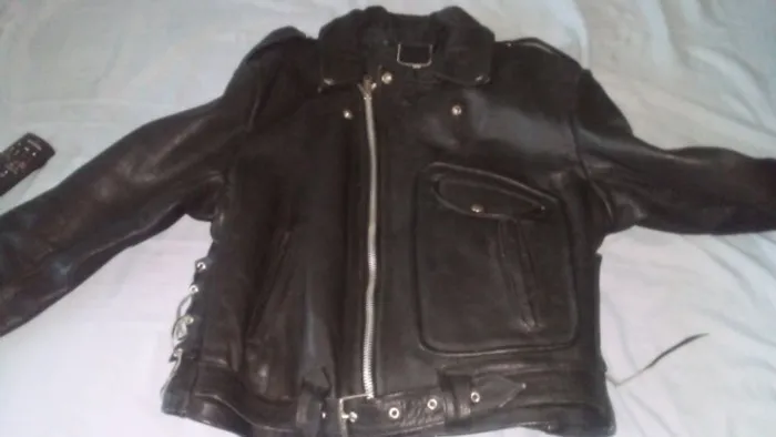 Jaqueta de couro original número 40