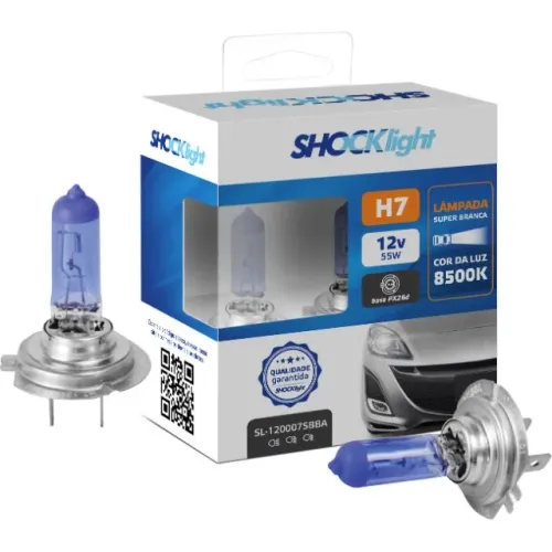 Lâmpada Super Branca Farol - H7 - SK120007SBBA