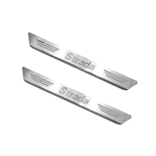 Soleira Inox Sport Fiat  Strada 20 - Curvada 