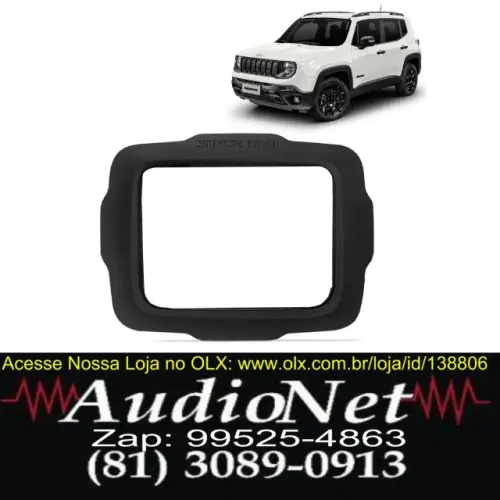 Moldura Painel Multimidia Tela 9 Polegadas Jeep Renegade