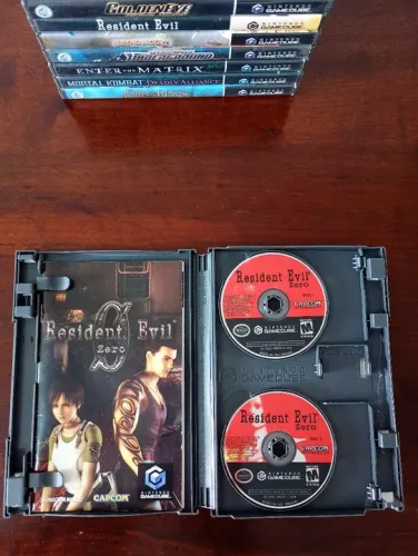 Nintendo game cube jogos resident evil 