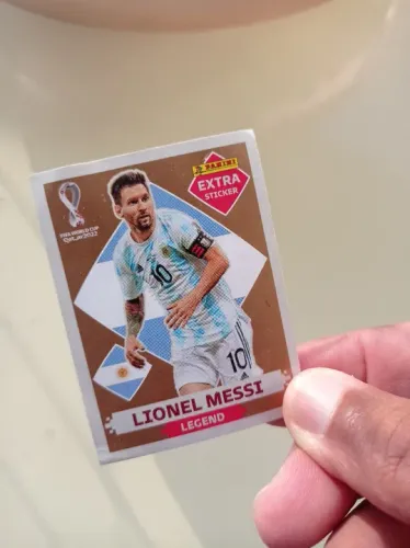 Figurinha do Messi Legend Bronze