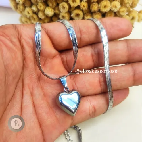 Colar e Pulseira Feminina