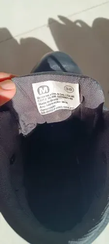 Bota Coturno Militar Couro Cano Curto