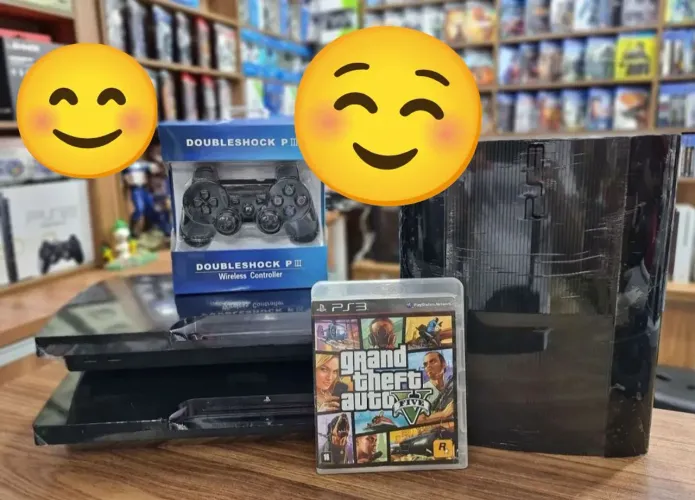Ps3 com loja com mais de 2000 jogos grátis 