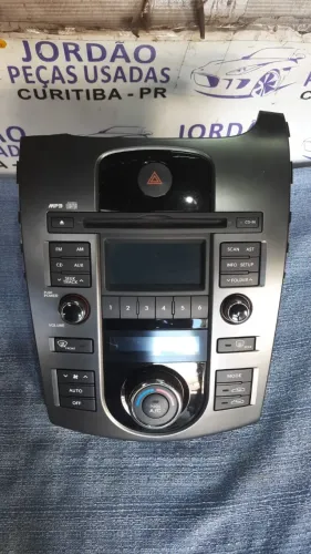 Rádio Comando Ar Condicionado Moldura Central Cerato ano 2012