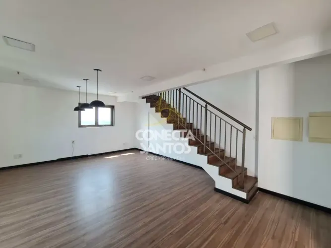 Sala Duplex no Valongo Santos pra Venda e Locação