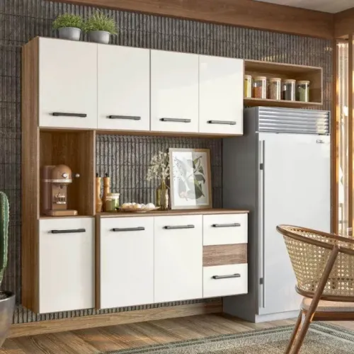 Armário de Cozinha com Balcão - Receba Hoje