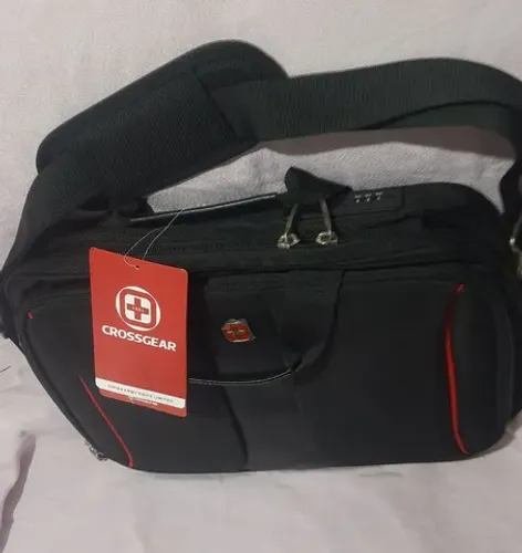 Bolsa pasta transversal executiva Crossgaer com cadeado de senha