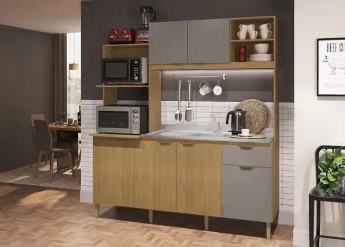 Cozinha compacta para pia ou tampo reto NOVA