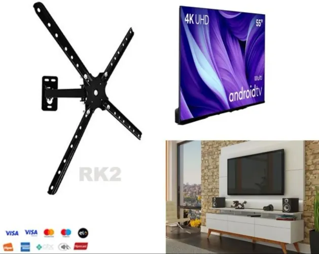 Suporte Tv Articulado MDB3467 Tv 14" a 55"