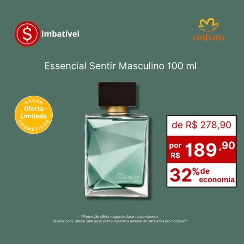 Essencial Sentir Masculino 100ml - Natura