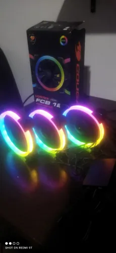 Kit de Ventoinhas Cougar Vortex RGB FCB 12