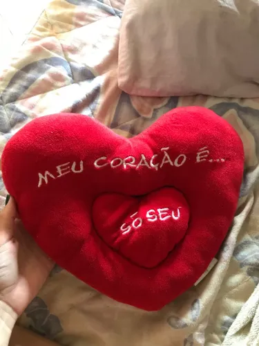 Coração vermelho de encaixe