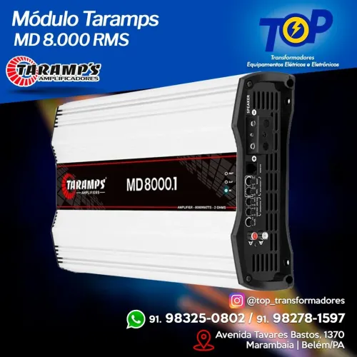 Força Taramps MD 8.000 RMS (Novas)