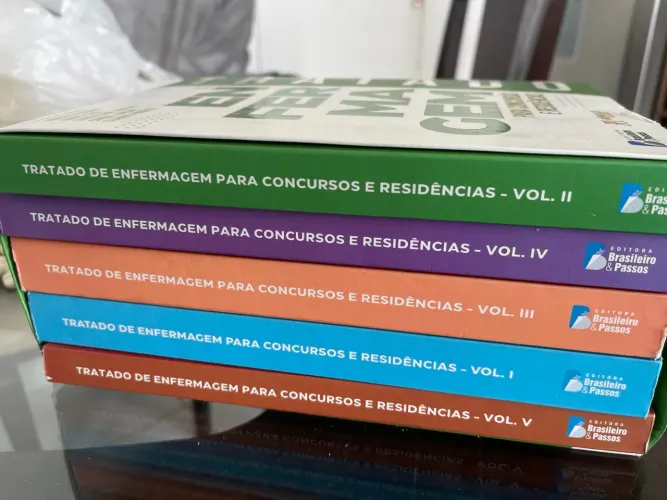 Livros Tratado de Enfermagem + Coleção de Enfermagem - Concursos e Residênciasec