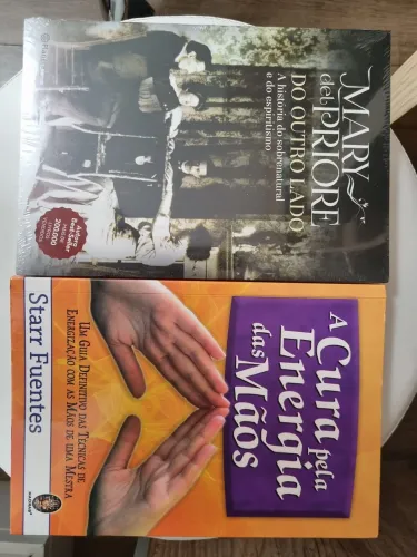 Livros Novos Espiritismo e Energia das mãos