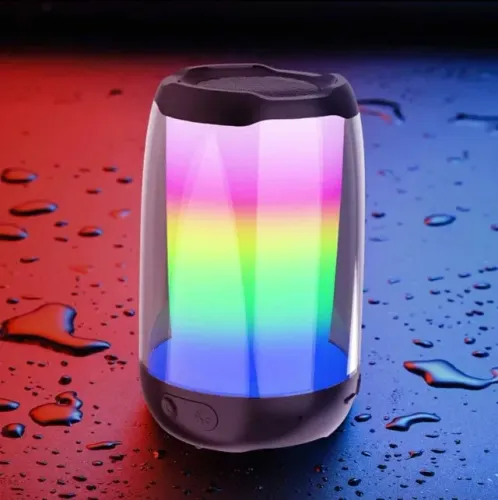 caixa de som Pulse 4 Mini Music Colorful Light LED Effect Bluetooth Speaker