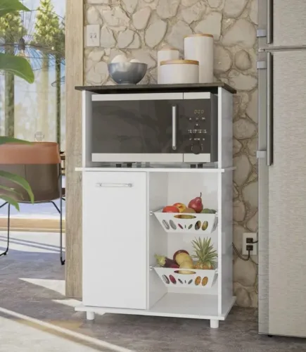 Promoção Balcao Branco para Microondas com Fruteira - 10/07