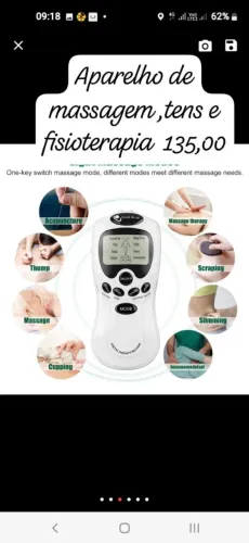 Aparelho de massagem, tens e fisioterapia