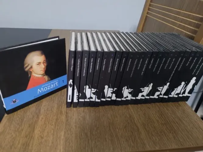 Coleção livros cds folha musica erudita