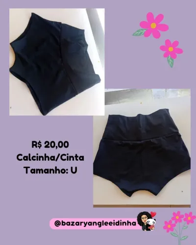 Calcinha/Cinta Tamanho M Compressão ( Forma grande )- R$20,00