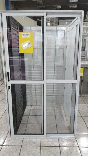 Porta de vidro de correr 2.10x1.20 - Direto da fábrica!