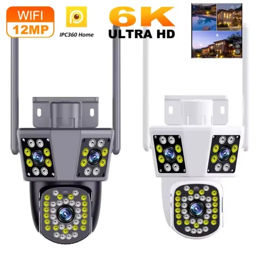 Câmera de segurança via Wi-Fi 3 Câmera em 1