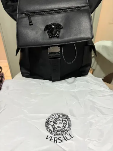 Mochila Versace Original Preta
