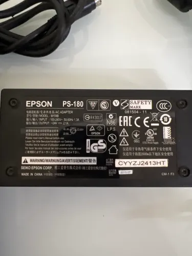 Fonte Impressora Térmica Bematech, Epson, Elgin, Sweda - 24V - 2.5A