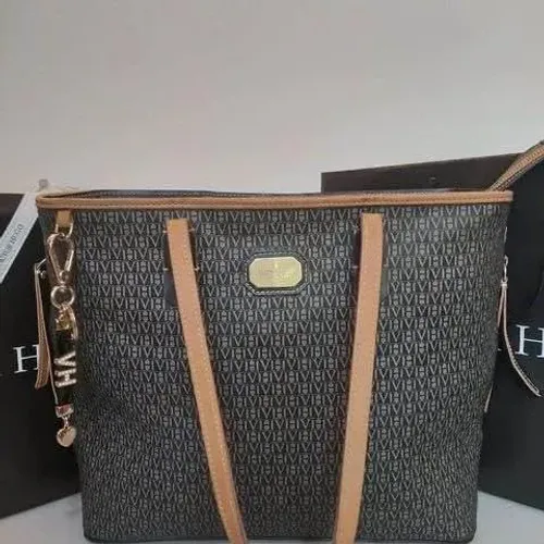 VENDO BOLSA VICTOR HUGO ORIGINAL - NOTA FISCAL - Modelo: Jessy em Mix Nero com Brandy a