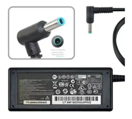 Fonte Carregador Compativel C/ Hp 19.5v 3.33a 65w 4.5x3.0mm