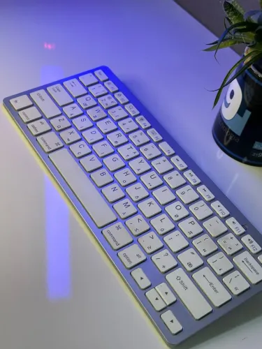 Teclado Bluetooth sem fio Lemox*