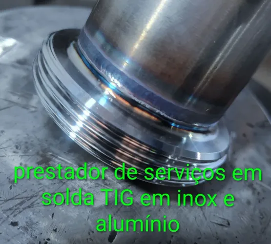 Soldador prestador de serviço em solda TIG alumínio e inox