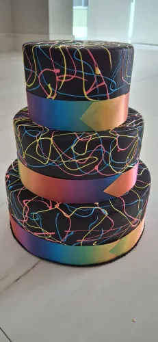Bolo de aniversário fake.