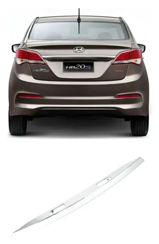 Friso Cromado Tampa Traseira - Hyundai HB20 Sedan 2013 a 2019  Original