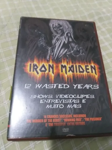 Iron Maiden - 12 Waysted Years (dvd em bom estado)