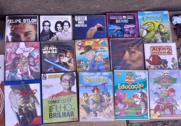 DVDs Variados - Shrek,Star Wars e Mais!