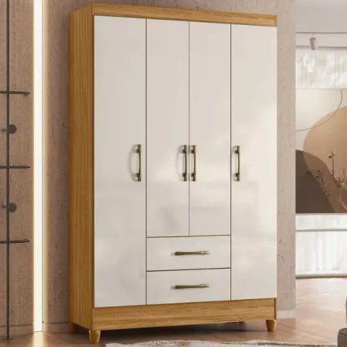 Guarda Roupa Solteiro 4 Portas 2 Gavetas Varios modelos