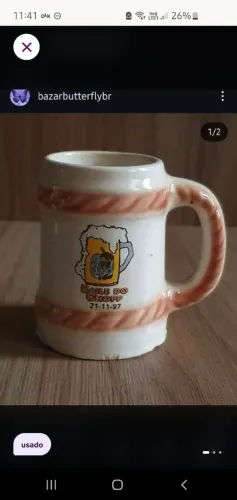 Mini Caneca de Chopp - Baile do Chopp 21-11-97