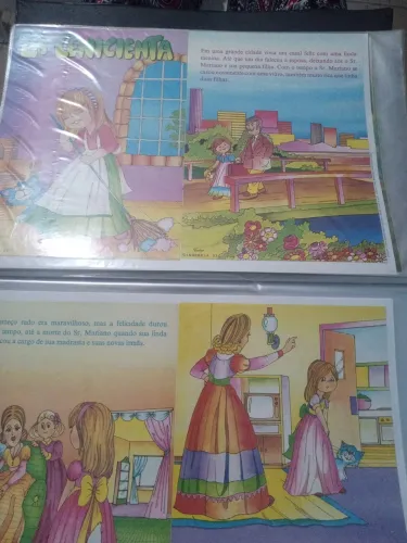Papeis de Cartas da História da Cinderela 