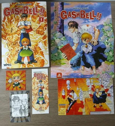 Mangá Gash Bell (Vol.1-3)