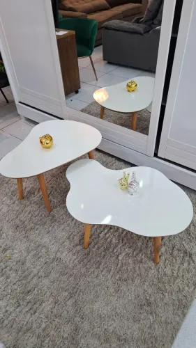 Conjunto de duas mesas de centro 100%MDF