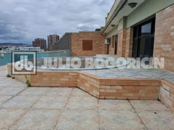 MÉIER - RUA VISCONDE DE TAUNAY - LUXUOSA COBERTURA COM 288M² DE ÁREA PRIVATIVA - 2 VARADAS