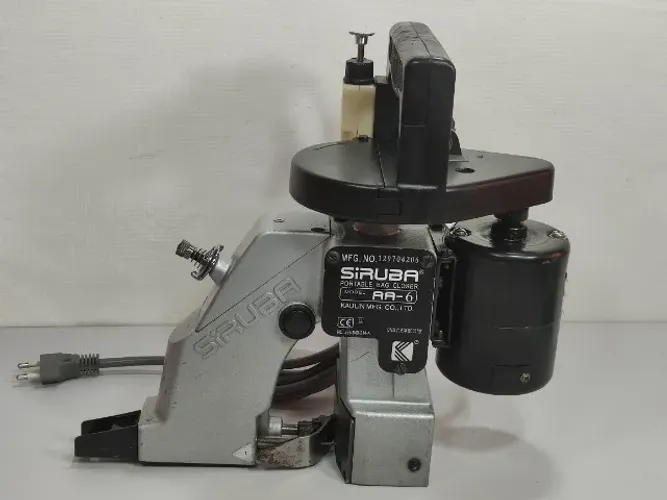 Máquina Siruba Costurar Sacaria Fecha Boca De Saco 220v Fgs Cinza-escuro (Usado)