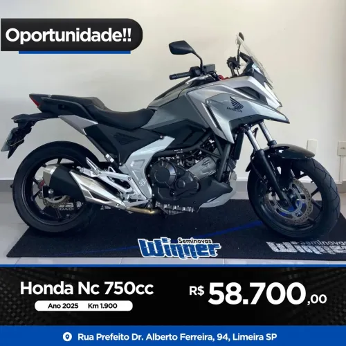 NC 750 apenas 1.500 km